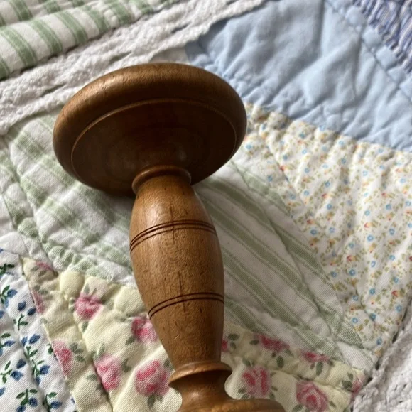 Vintage SEWING AND DARNING WOOD TOOL 4.5” x 2.5” - Toes and Heels MENDING ASSIST - Picture 8 of 8